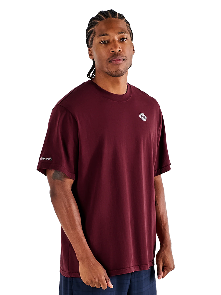 Malbon x Bettinardi Gangster Buckets Bermuda Tee - Cabernet