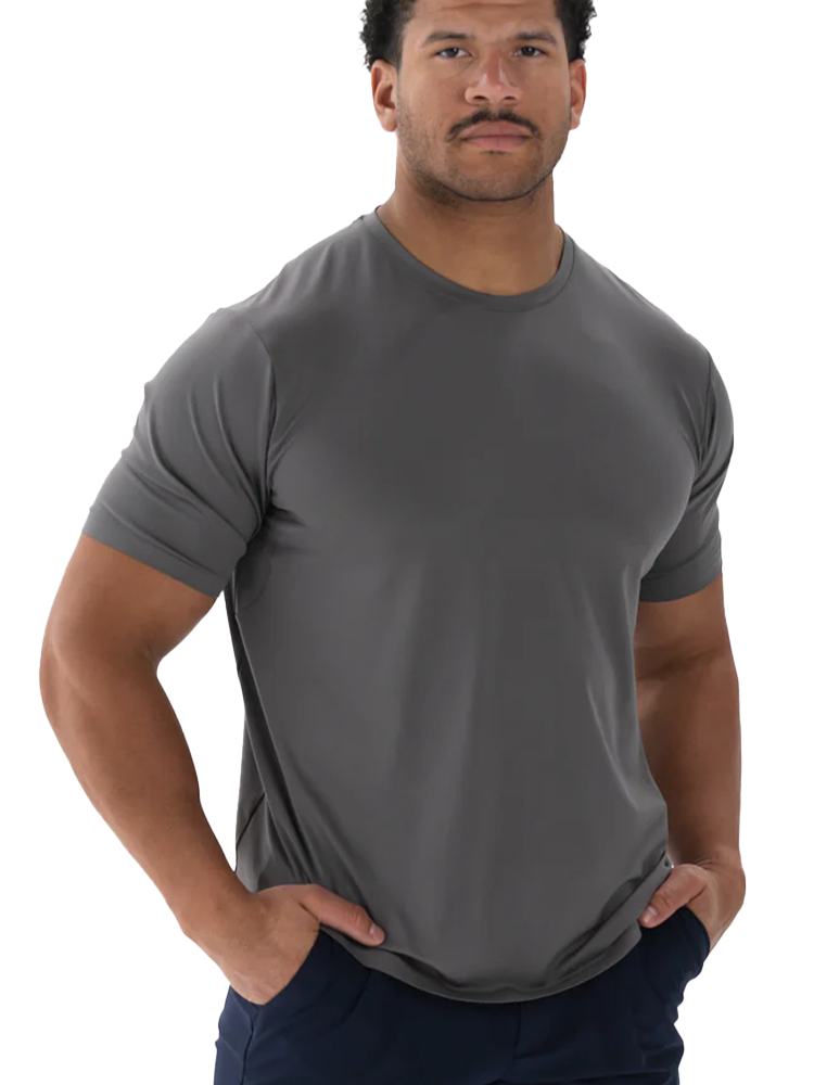 Vessel Performance Tech Tee - Charcoal Grey