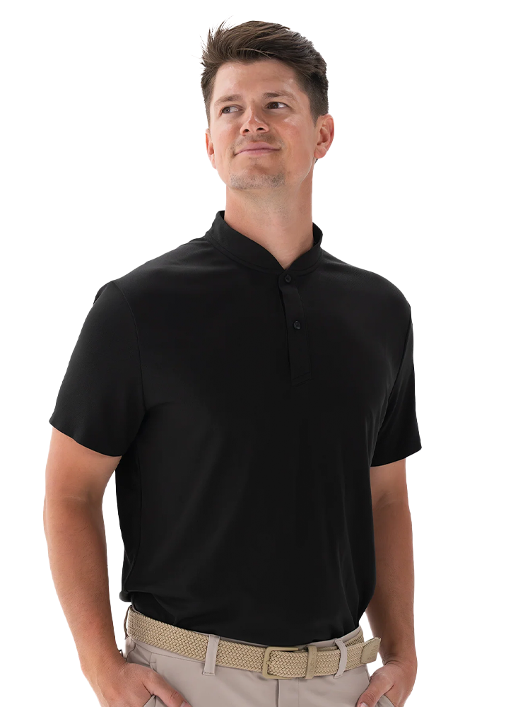Vessel Performance Blade Collar Polo - Black