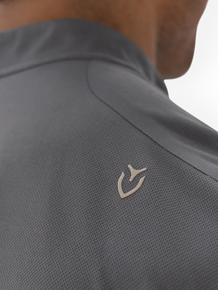 Vessel Performance Blade Collar Polo - Charcoal Grey