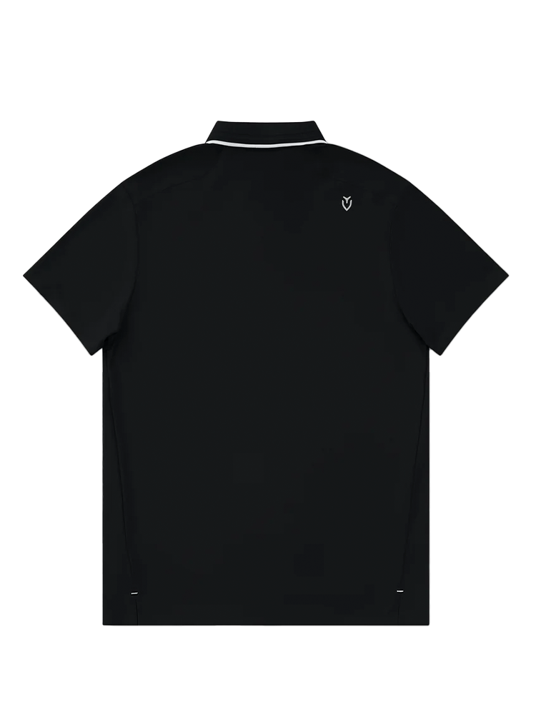 Vessel Performance Piqué Polo - Black