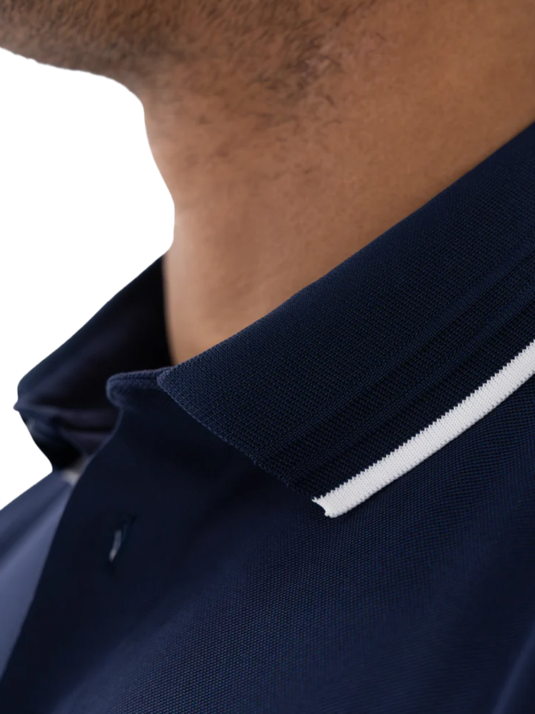 Vessel Performance Piqué Polo - Midnight Navy
