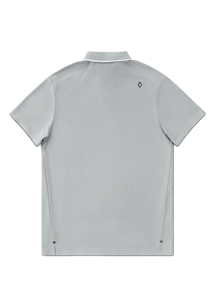 Vessel Performance Piqué Polo - Stone Grey