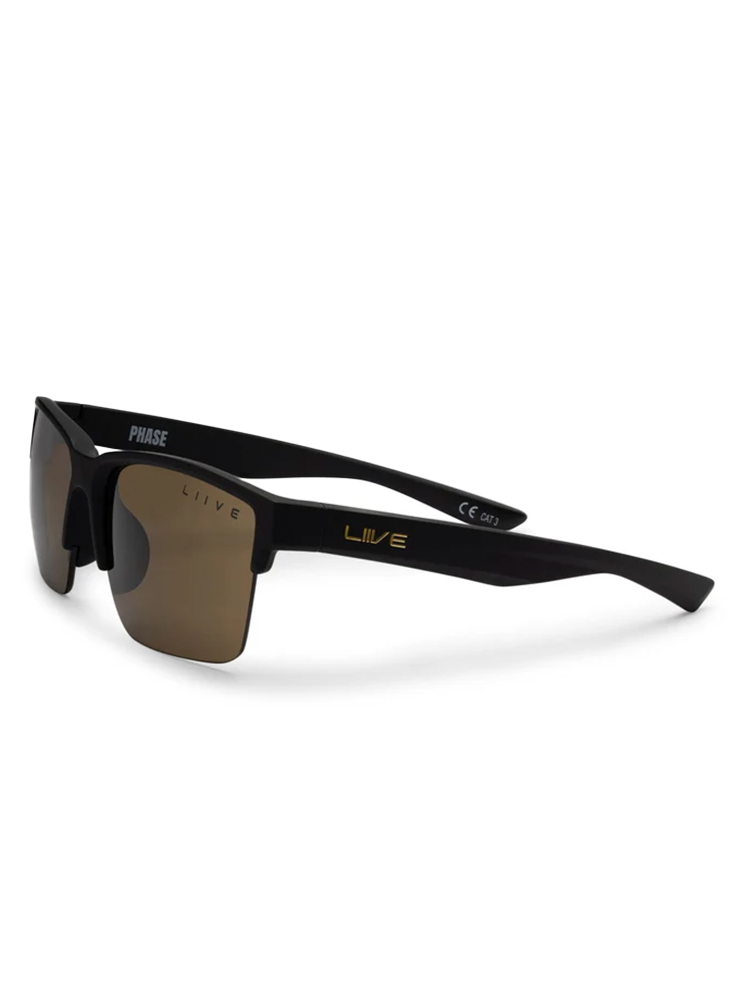 Liive Vision Phase Sunglasses - Matt Black
