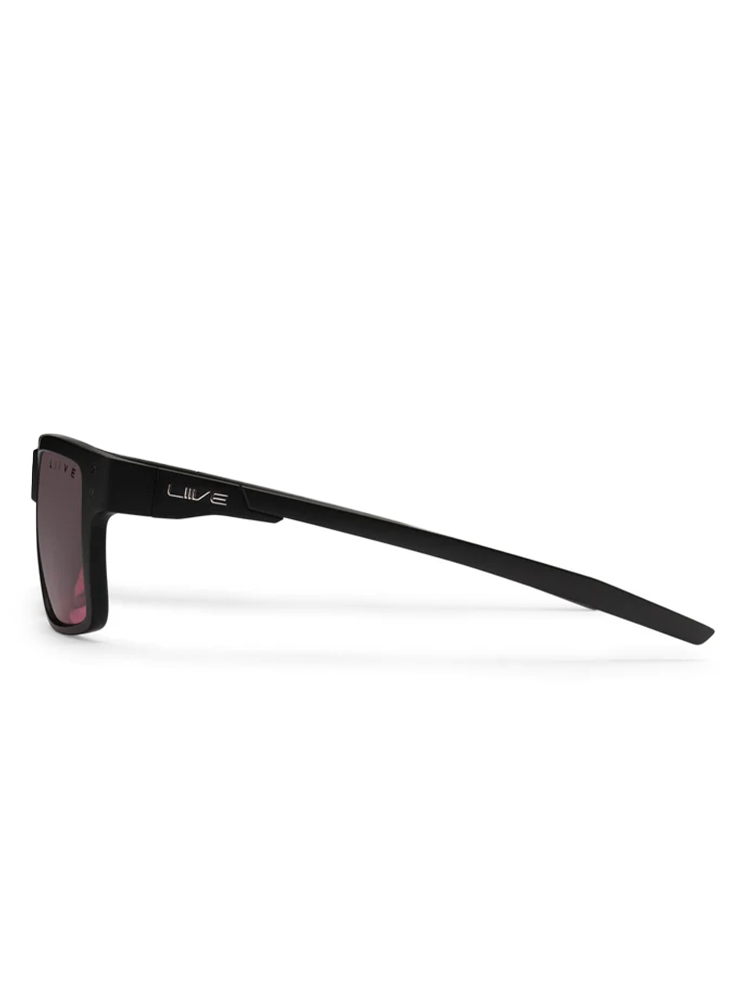 Liive Vision Axis Sunglasses - Matt Black