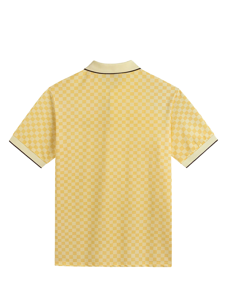 Walker Golf Things Featherlite Kooka Polo - Lemon Check