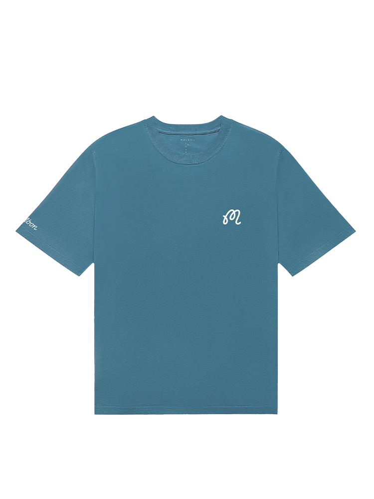 Malbon Bermuda Tee - Aegean Blue