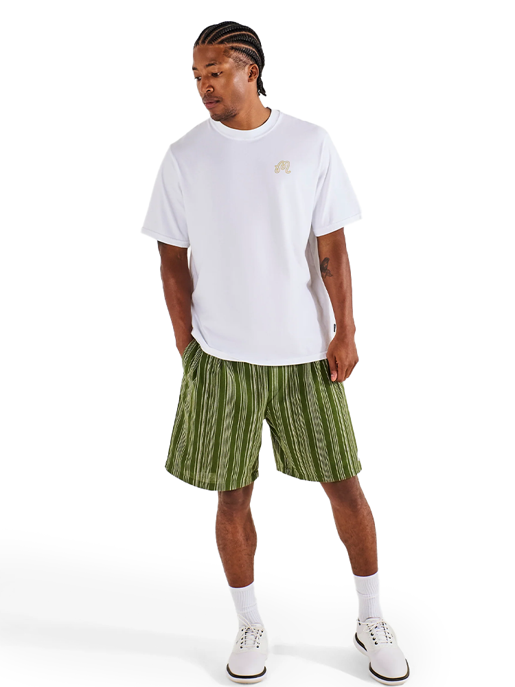 Malbon Bermuda Trinity Tee - White