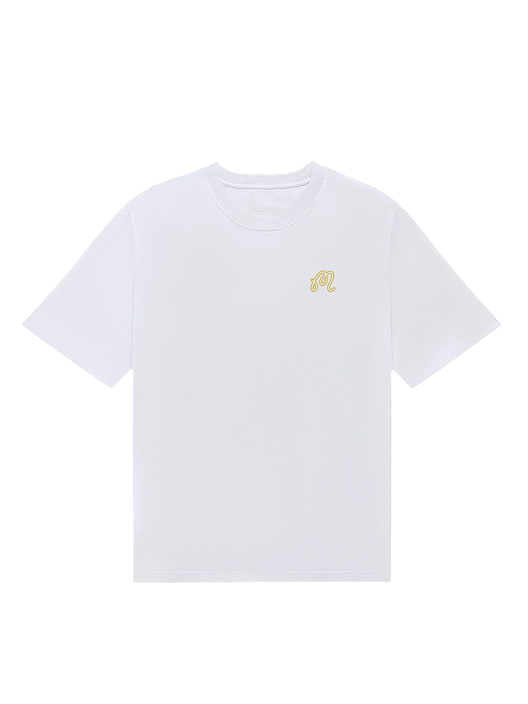 Malbon Bermuda Trinity Tee - White
