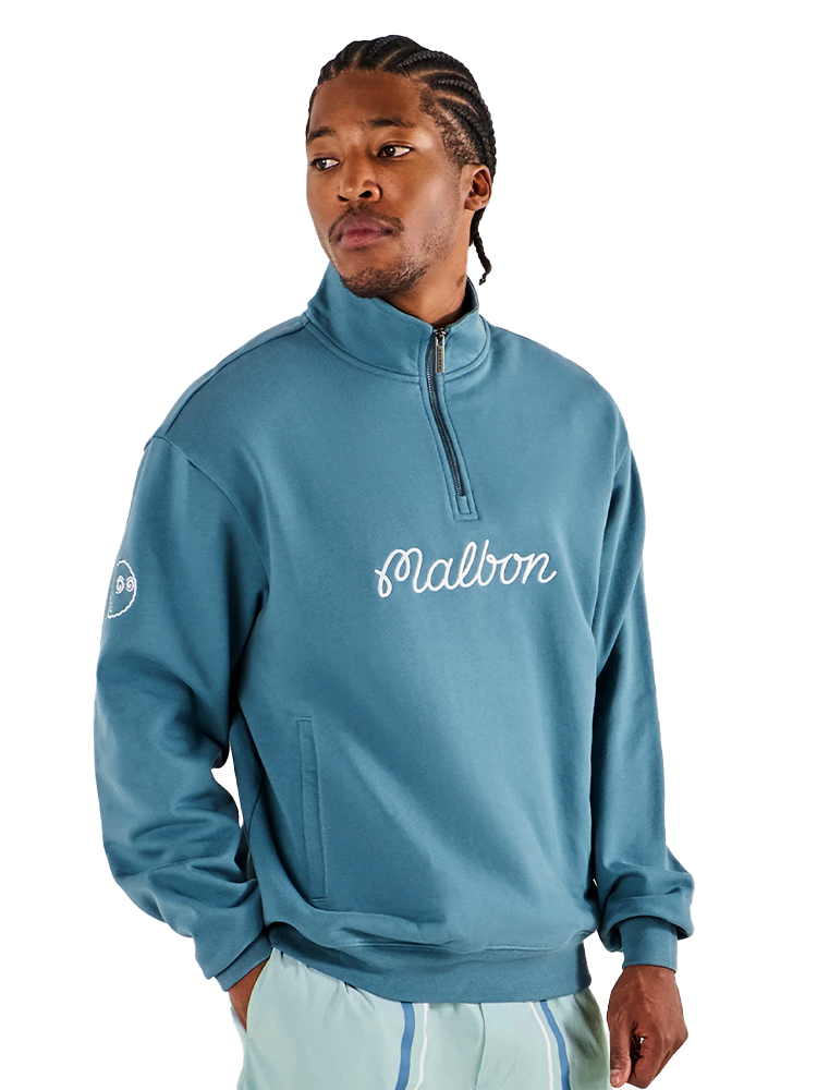 Malbon Collegiate Sweatshirt - Aegean Blue