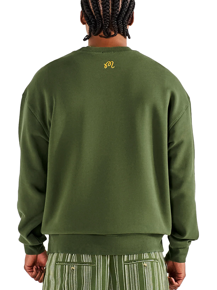 Malbon Trinity Crewneck - Chive