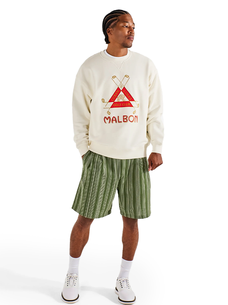 Malbon Trinity Crewneck - Cream