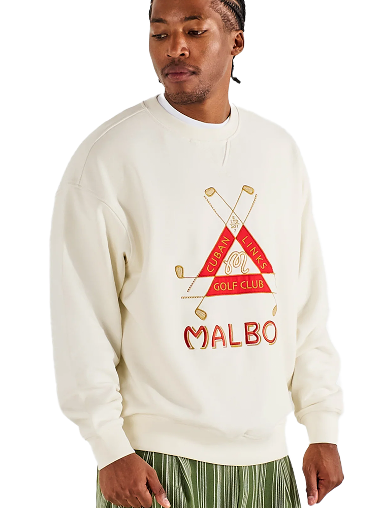 Malbon Trinity Crewneck - Cream
