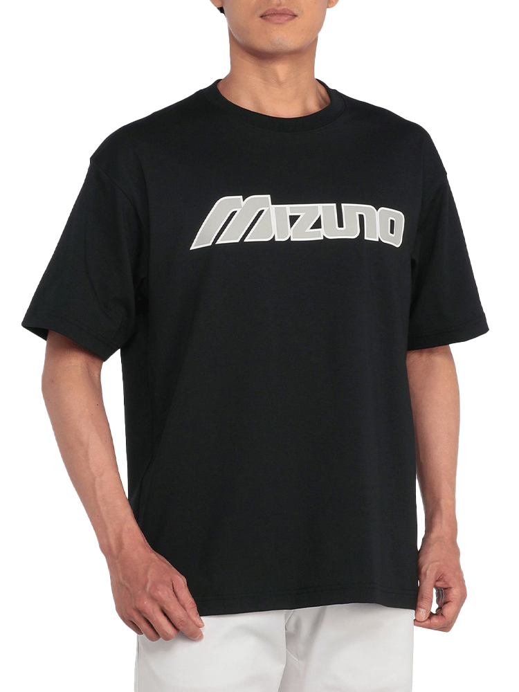 Mizuno x NVG Logo T-Shirt - Black