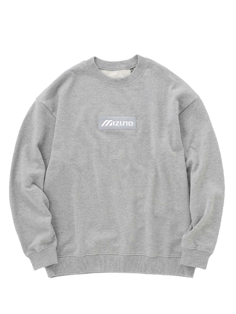 Mizuno x NVG Box Logo Crew Sweatshirt - Grey