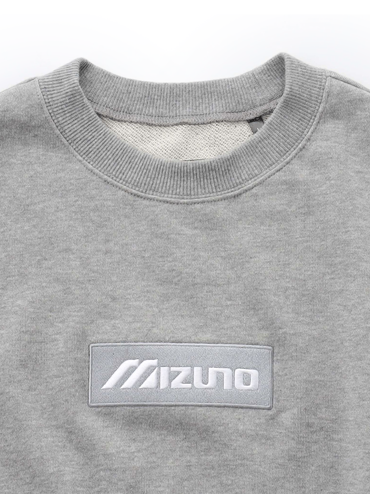 Mizuno x NVG Box Logo Crew Sweatshirt - Grey