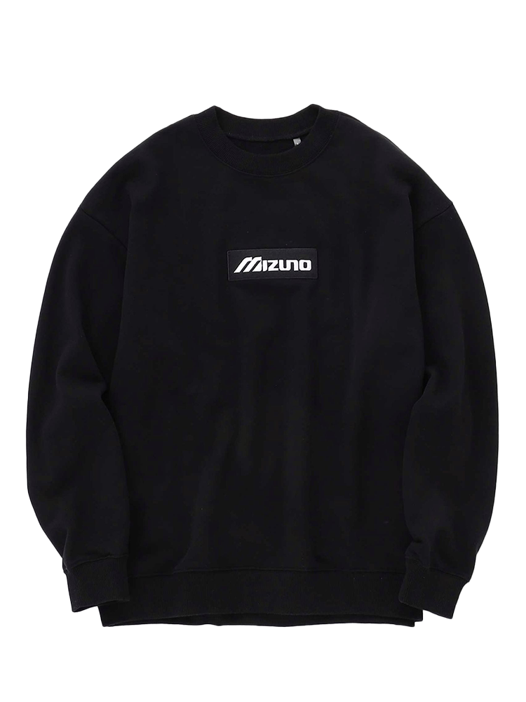 Mizuno x NVG Box Logo Crew Sweatshirt - Black