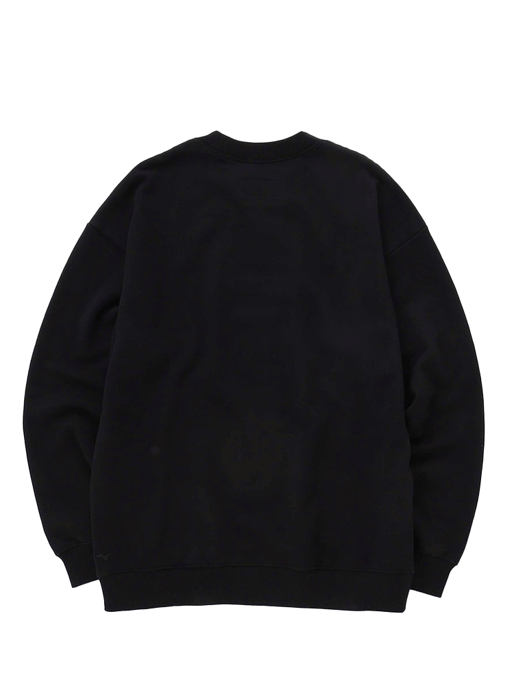 Mizuno x NVG Box Logo Crew Sweatshirt - Black