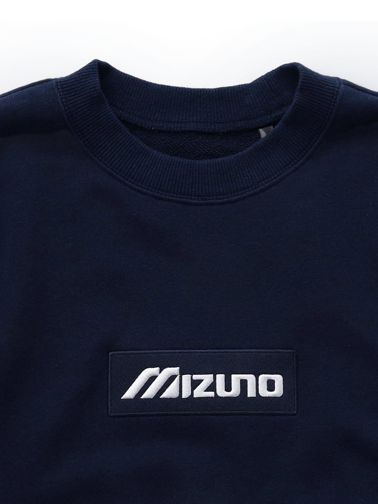Mizuno x NVG Box Logo Crew Sweatshirt - Navy