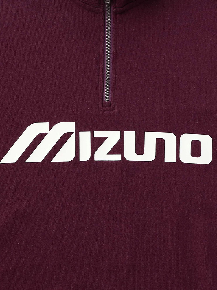 Mizuno x NVG Logo 1/4-Zip - Burgundy
