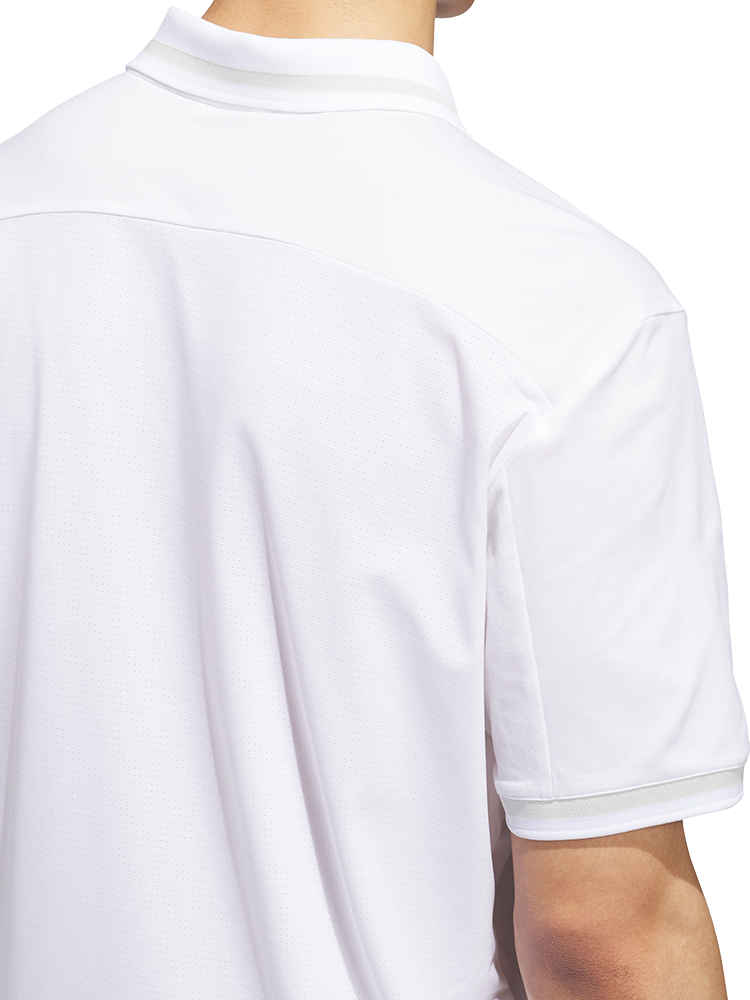 adidas Beyond The Course Vent Twistknit Polo Shirt - Sand Green