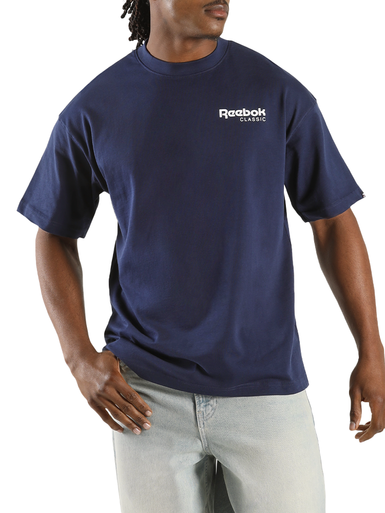 Reebok Starcrest Relaxed T-Shirt - Vector Navy