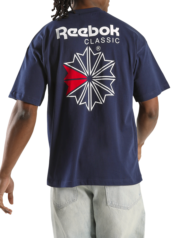 Reebok Starcrest Relaxed T-Shirt - Vector Navy