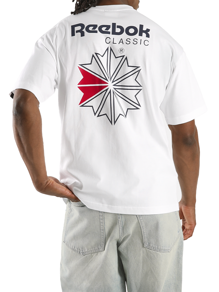 Reebok Starcrest Relaxed T-Shirt - White