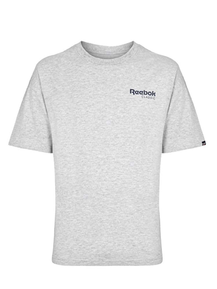 Reebok Starcrest Relaxed T-Shirt - Light Grey Marl