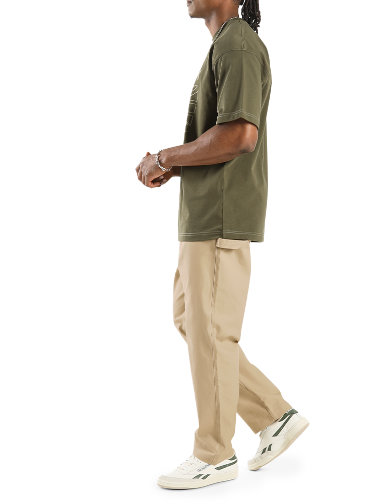 Reebok Workwear Graphic T-Shirt - Olive Stone
