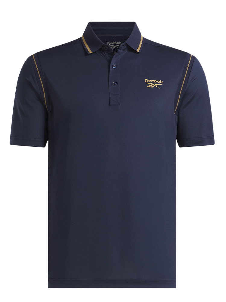 Reebok Varsity Polo Shirt - Vector Navy/Trophy Gold