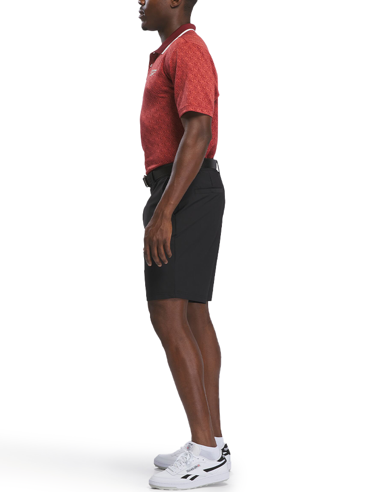 Reebok BDC Jacquard Polo Shirt - Brick Red/Chalk
