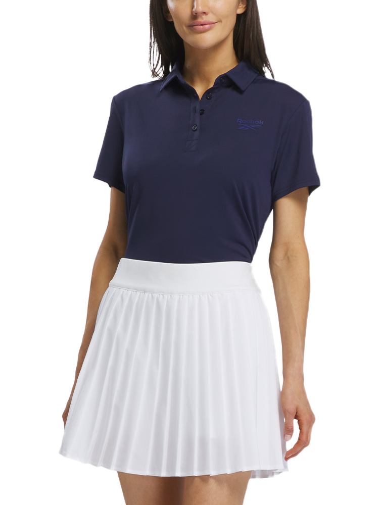 Reebok Women's Micro Pique Polo - Vector Navy/Midnight Blue