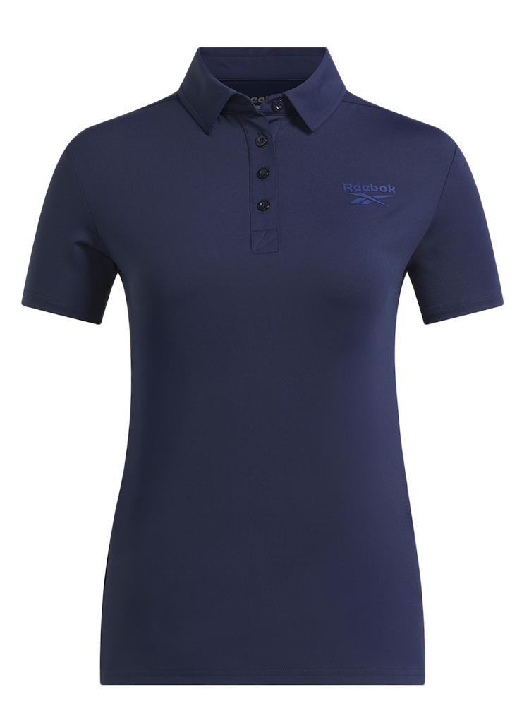 Reebok Women's Micro Pique Polo - Vector Navy/Midnight Blue