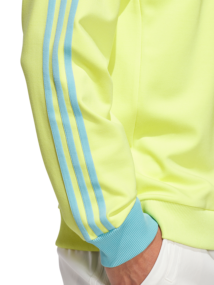 adidas Originals 3-Stripe 1/4 Zip - Pure Lemon