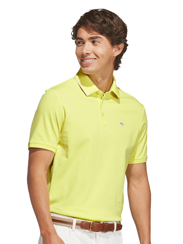 adidas Originals TWISTKNIT Trefoil Polo - Pure Lemon