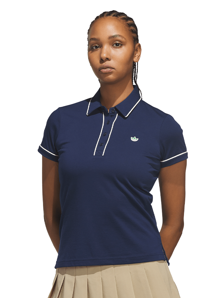 adidas Originals Womens Solid Polo - Night Indigo