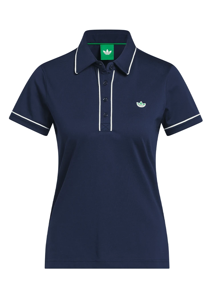 adidas Originals Womens Solid Polo - Night Indigo