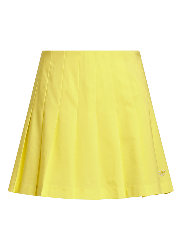 adidas Originals Womens Pleated Skort - Pure Lemon