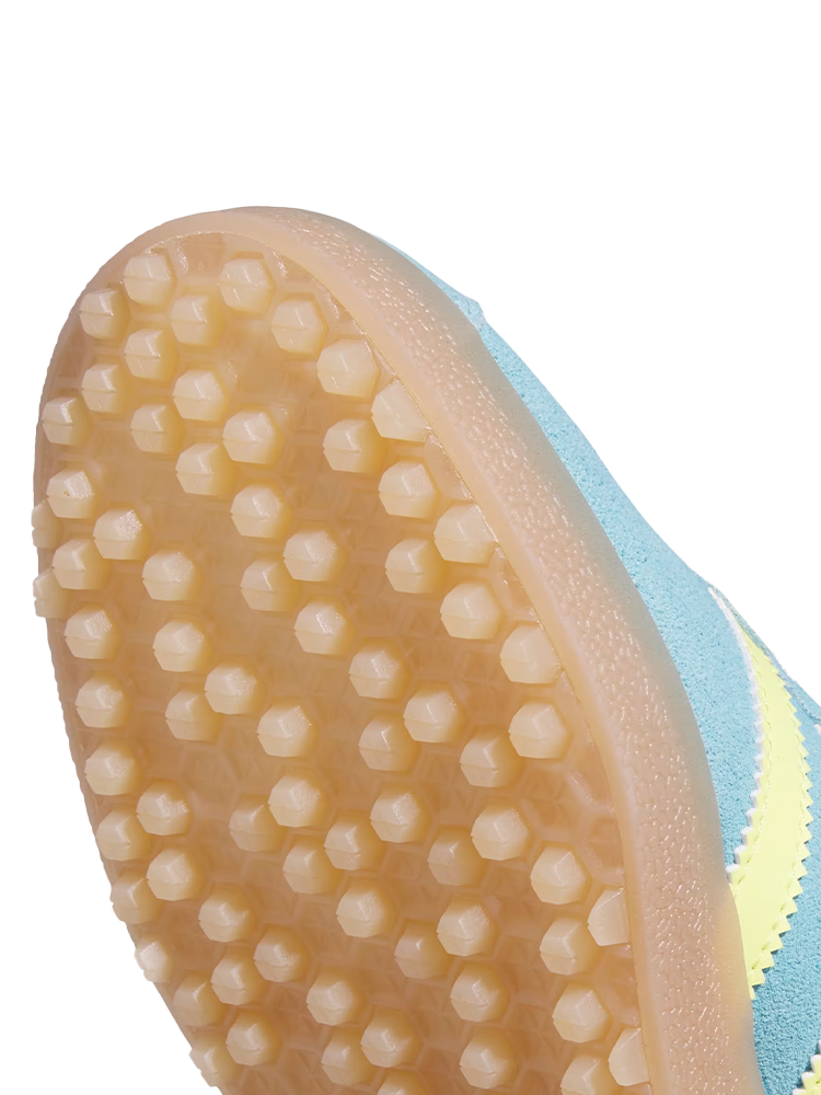 adidas Originals Womens Gazelle Spikeless Golf Shoes - Light Aqua/Pure Lemon