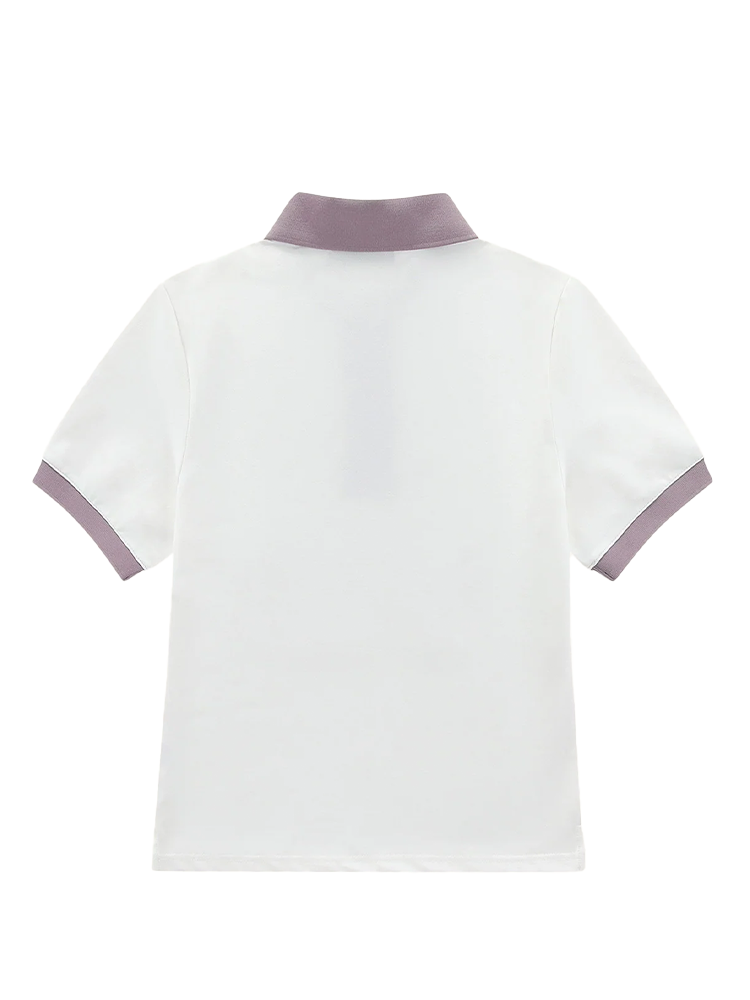Walker Golf Things Womens Kooka Polo - White/Mauve