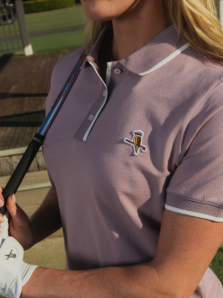 Walker Golf Things Womens Kooka Polo - Mauve