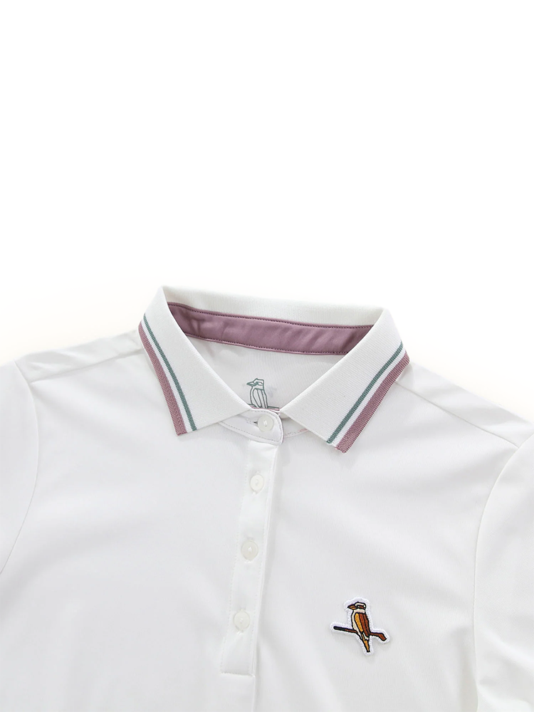 Walker Golf Things Womens Kooka Performance Polo - White