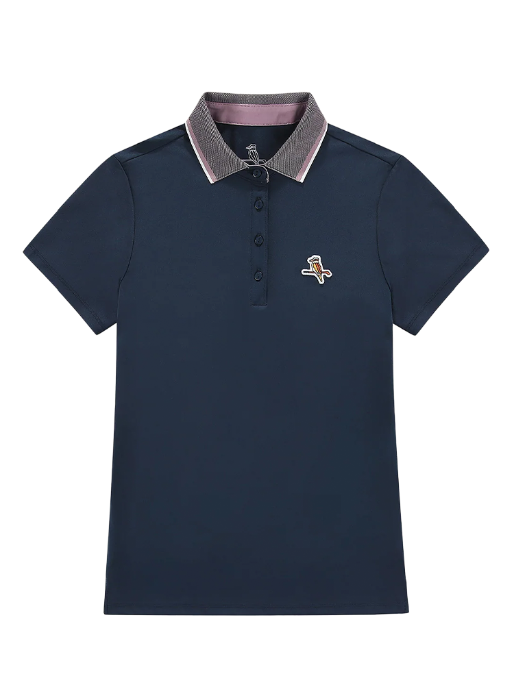 Walker Golf Things Womens Kooka Performance Polo - Navy