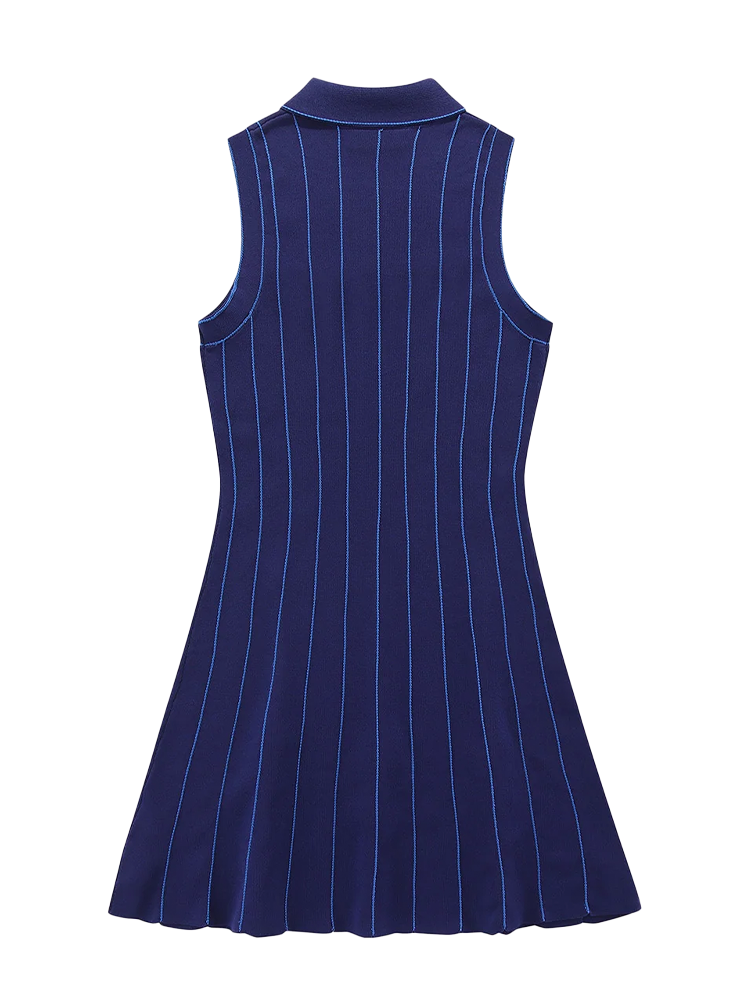 Walker Golf Things Womens Country Club Knit Dress - Navy