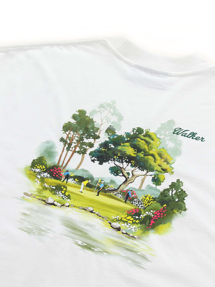 Walker Golf Things Blooming Grounds T-Shirt - White