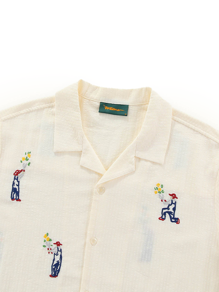 Walker Golf Things Gardener SS Shirt - Classic White