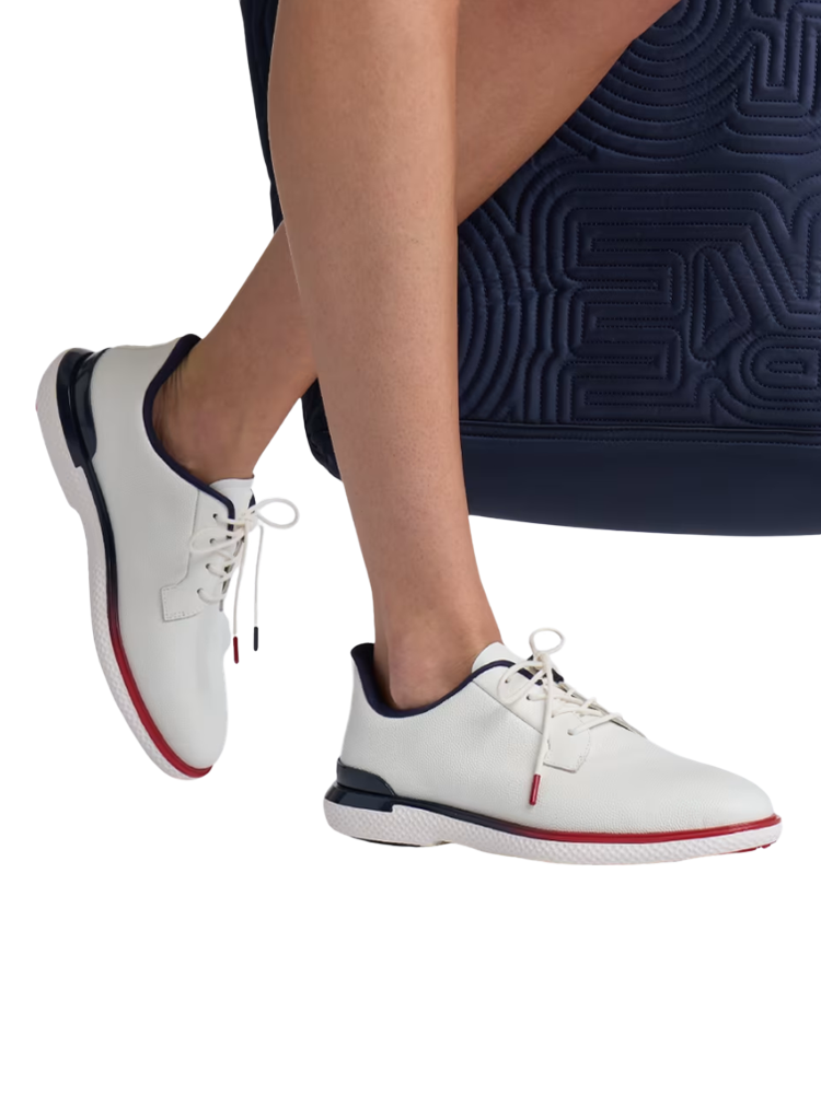 G/FORE Women's GALLIVAN2R Gradient Welt Kiltie Golf Shoes - Snow/Twilight