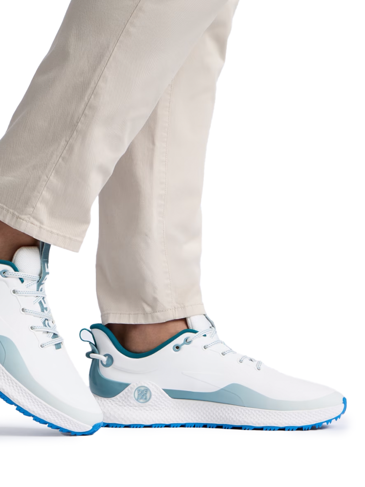 G/FORE MG4+ O2 Golf Shoes - Snow/Seafoam