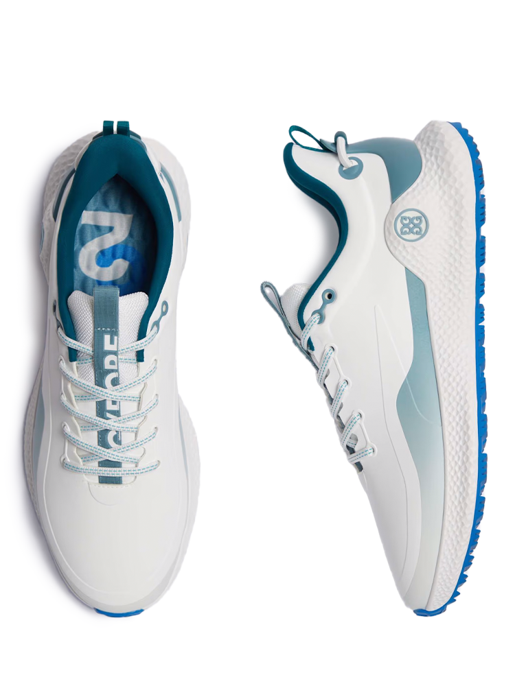 G/FORE MG4+ O2 Golf Shoes - Snow/Seafoam